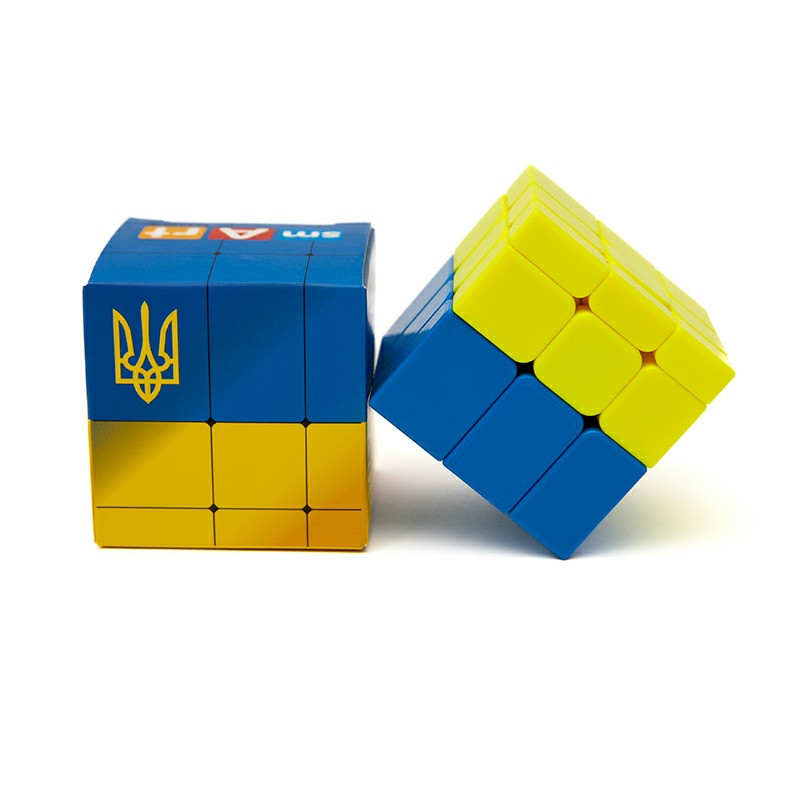 Головоломка Умный кубик SCU333 "Флаг Украины" (Bicolor Bump Smart Cube "Ukraine") — фото 7