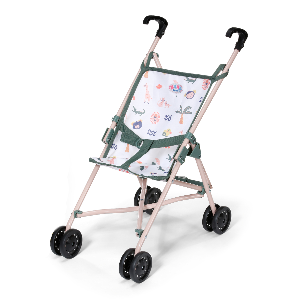 Коляска для куклы BABY born - Тропики (прогулочная, складная)