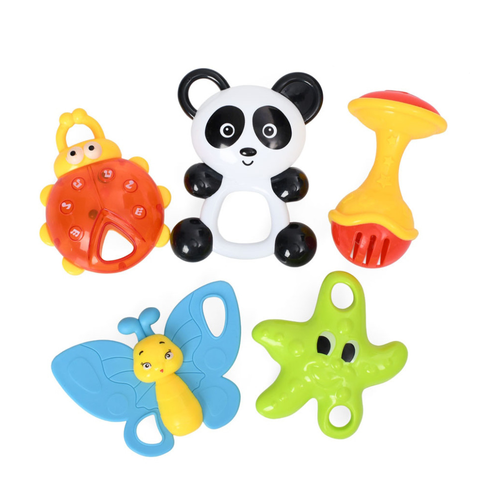 Набір дитячих брязкалець "Baby toys" 2805, у наборі 5 штук