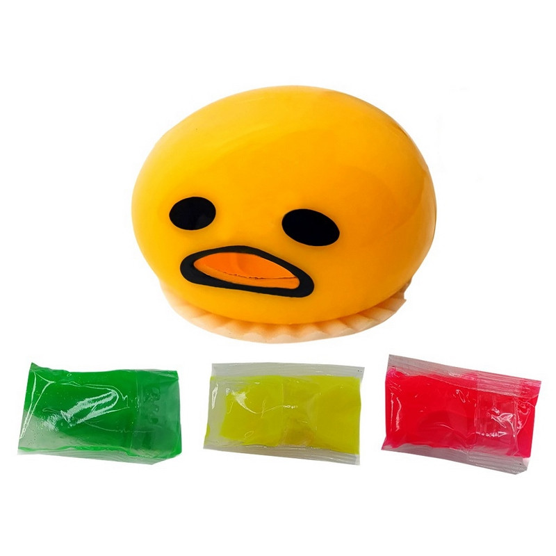 Игрушка антистресс Вязкая масса "Smile Slime" SS-01-01 клейкий лизун — фото 3