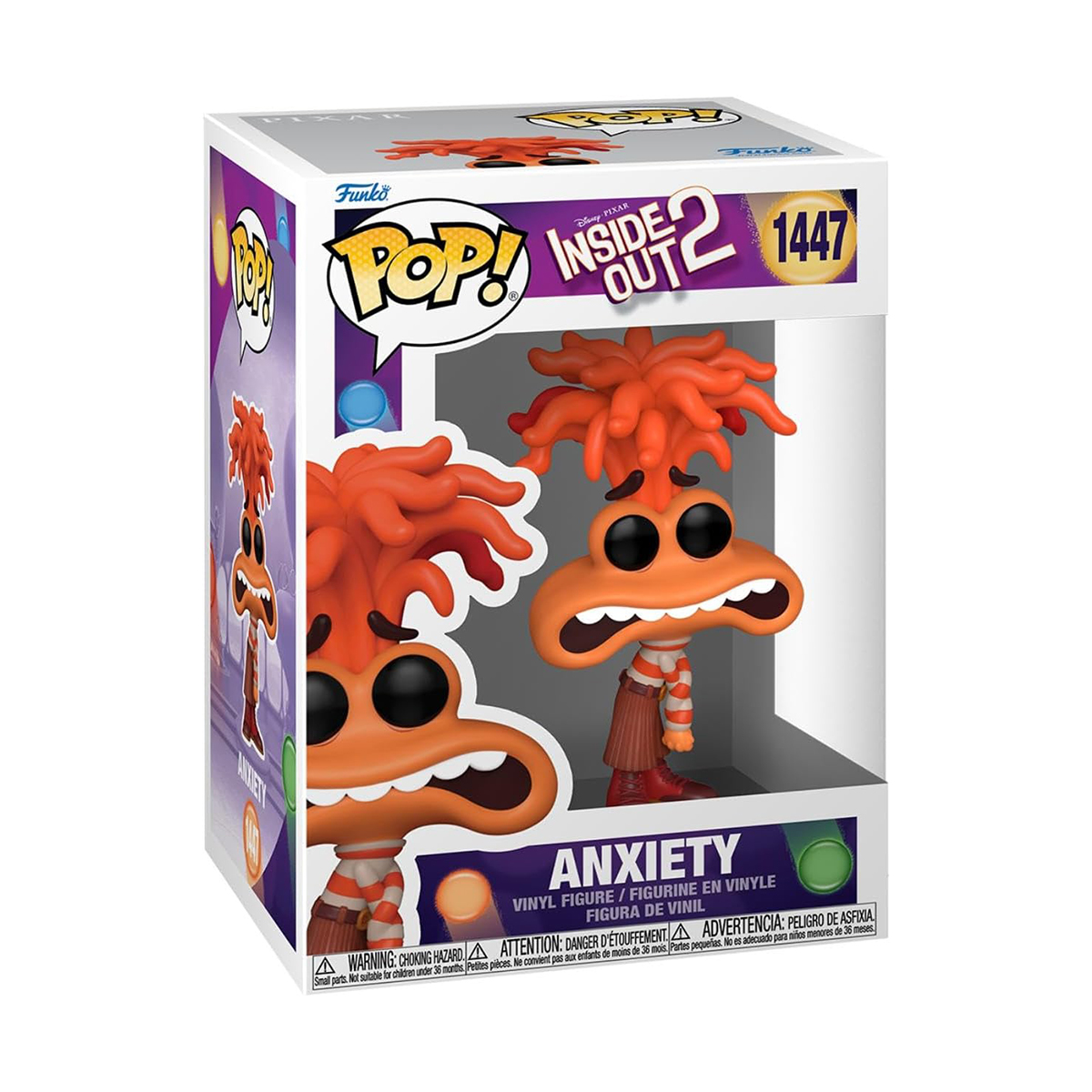 Ігрова фігурка Funko POP! серії "Думками навиворіт 2" - Тривожність