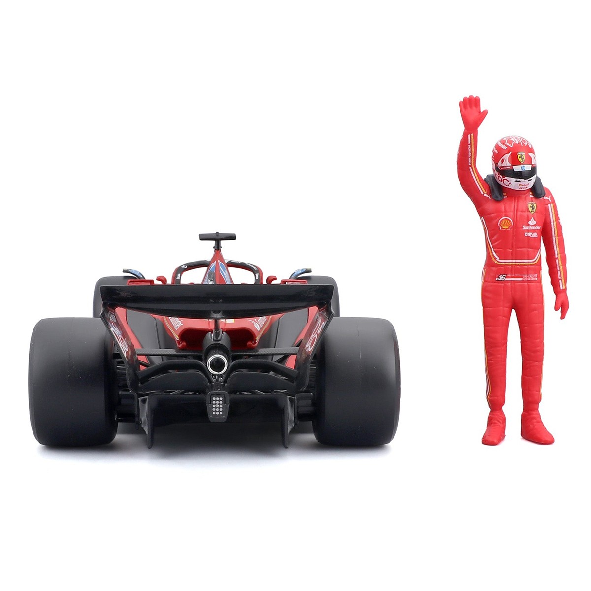 Автомодель з фігуркою – Ferrari SF-24 (2024) (1:24) — фото 5
