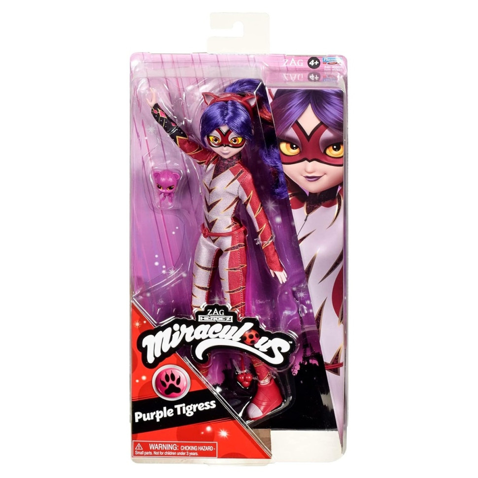 Детская игрушечная Кукла "Леди Баг и Супер-Кот" Пурпурная Тигрица Miraculous 50023 с аксессуарами — фото 5