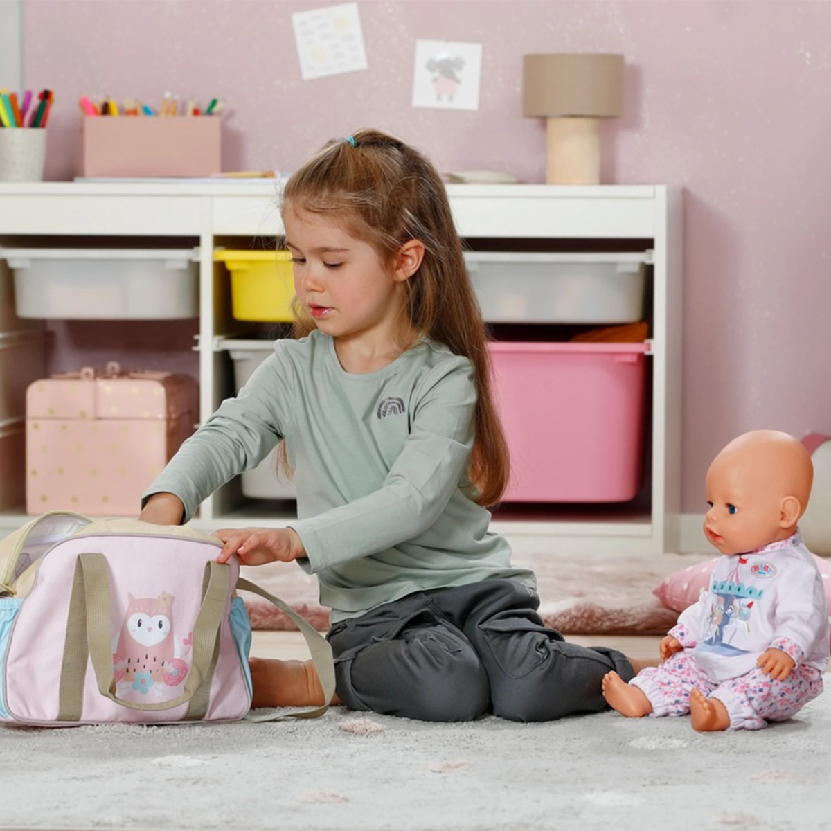 Сумка для ляльки BABY born – Квітковий Настрій (з аксес.) — фото 5