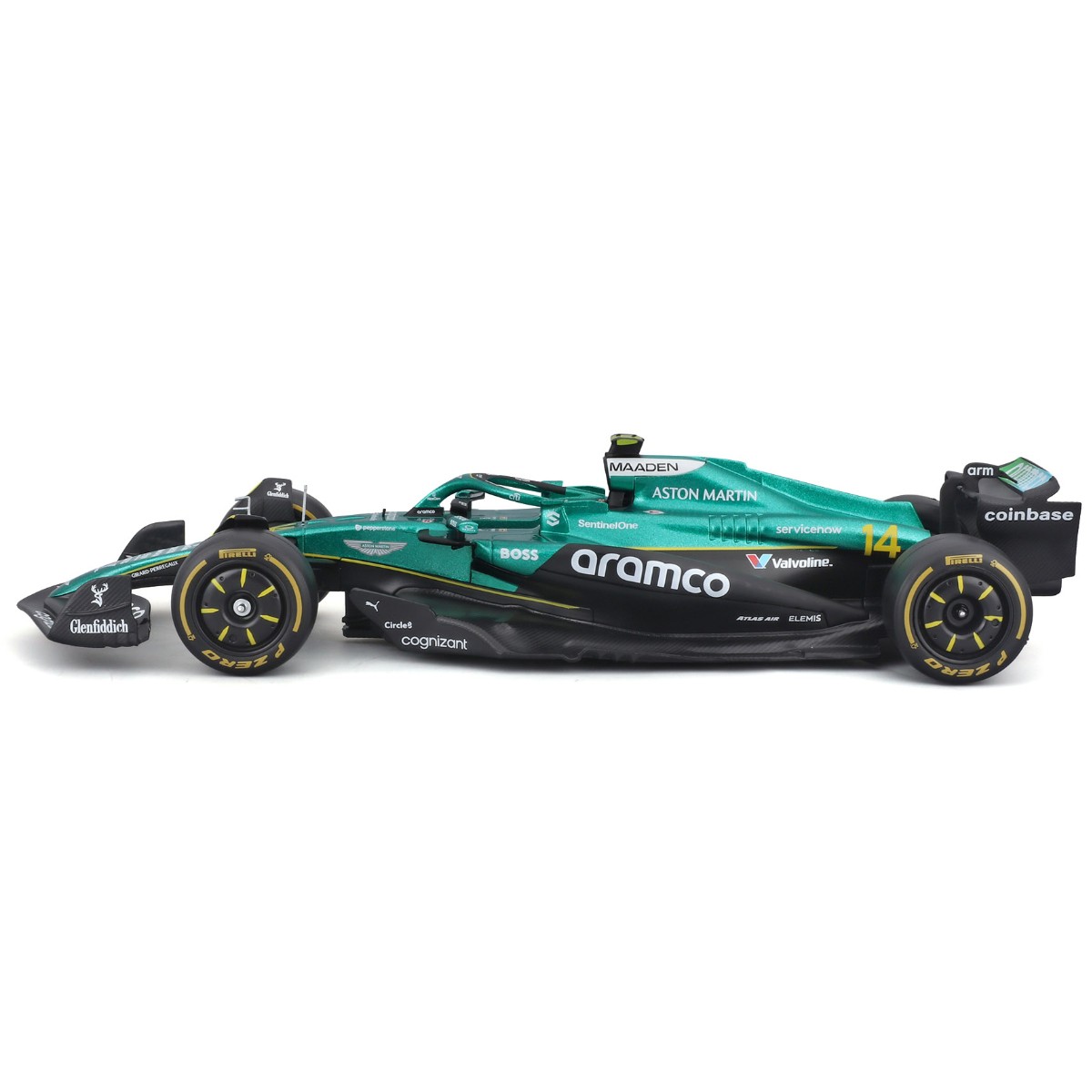 Автомодель с фигуркой – Aston Martin AMR25 (2025) (1:24) — фото 3