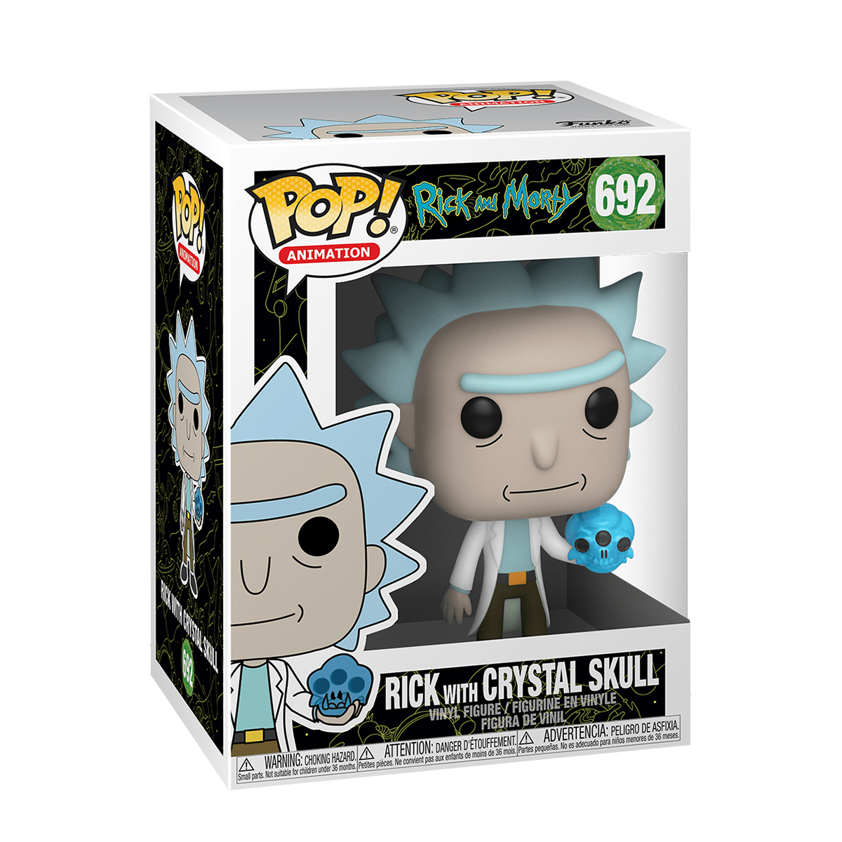 Ігрова фігурка Funko POP! серії "Рік і Морті" - Рік з Кришталевим Черепом