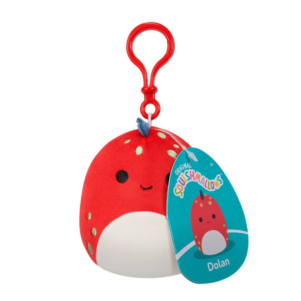 М'яка іграшка на кліпсі "Діно Долан" Squishmallows SQCP00218, 9 см — фото 2
