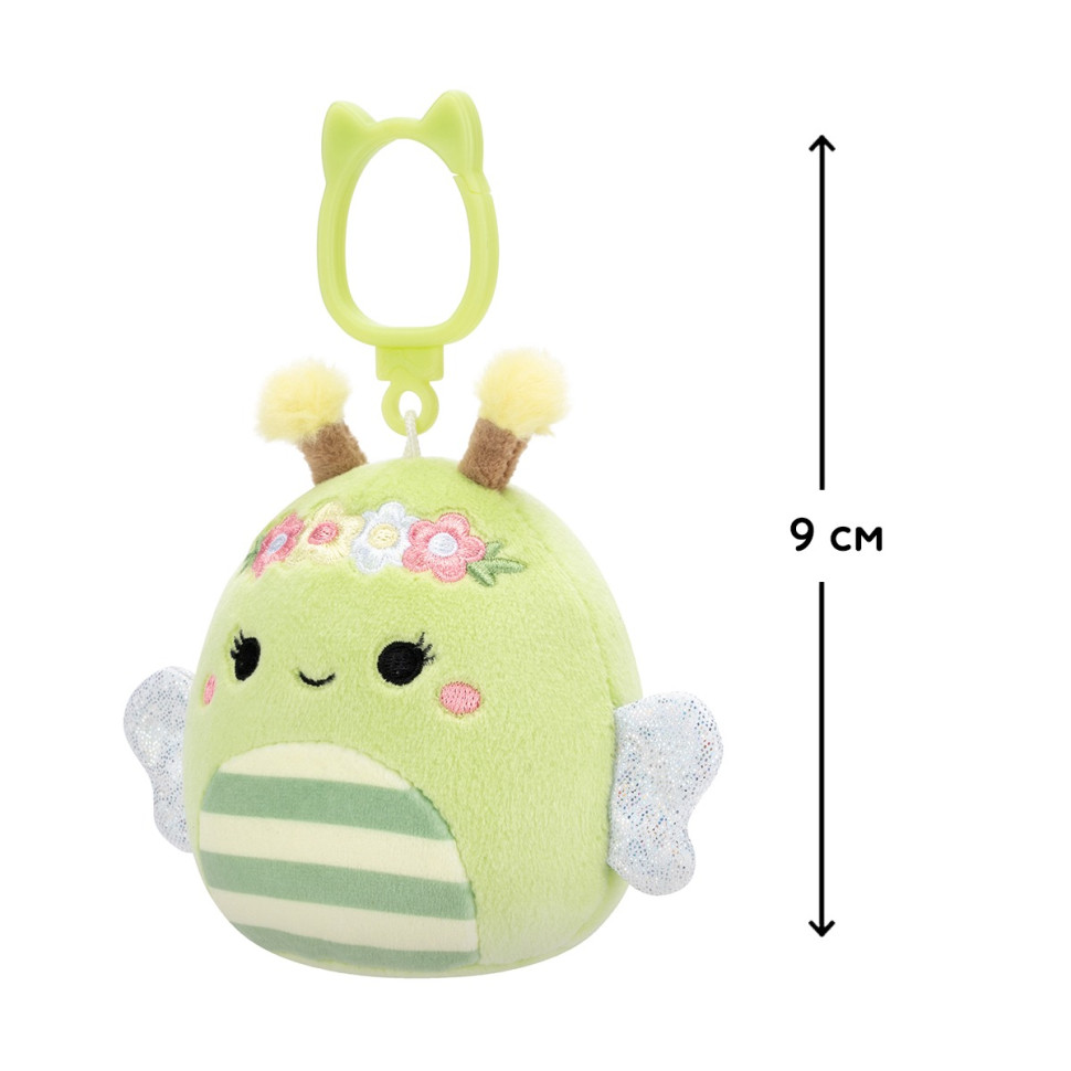 М'яка іграшка на кліпсі Бджілка Сібіл Squishmallows SQCP00460, 9 см — фото 7