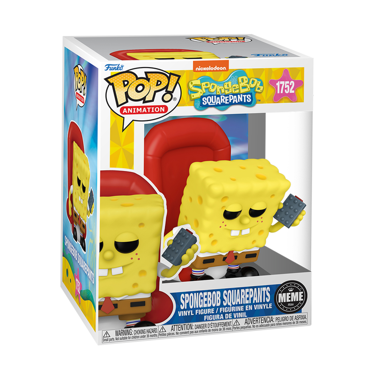 Ігрова фігурка Funko POP! серії "Губка Боб" - Мем (Ight Imma Head Out)