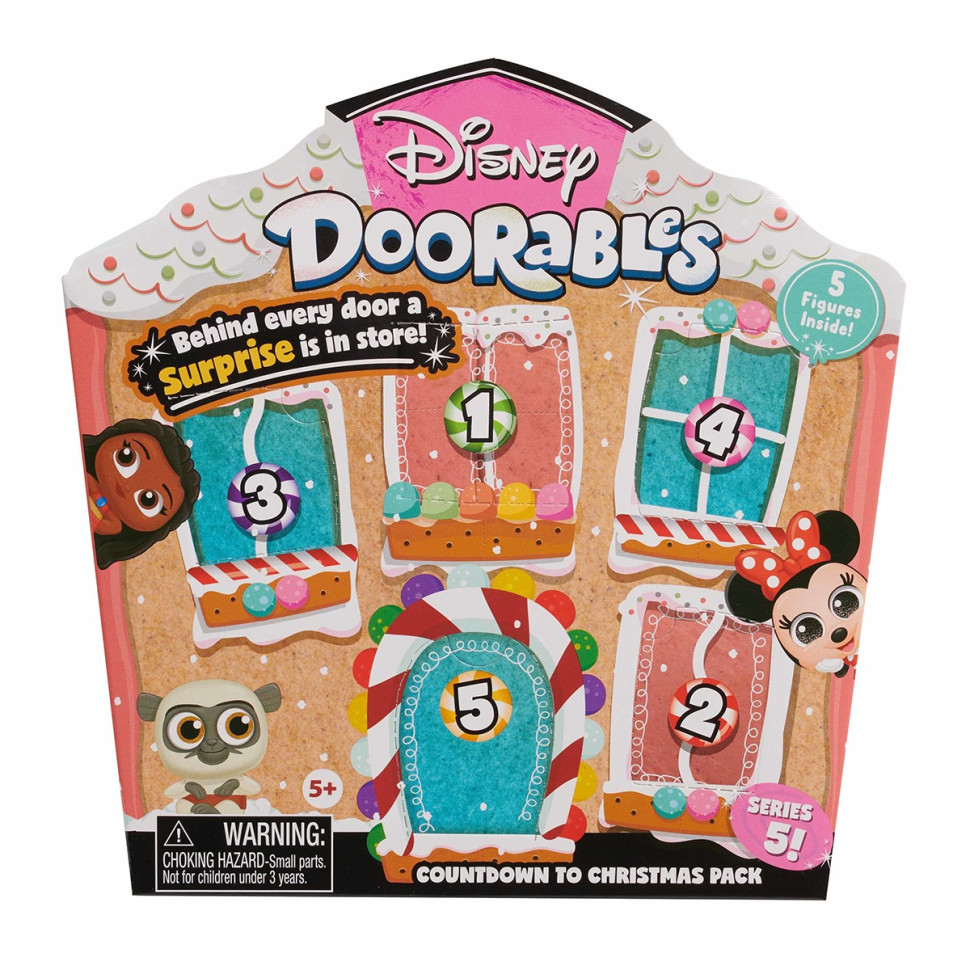 Ігровий набір "Великий святковий будиночок" Disney Doorables 44637, 5 фігурок — фото 2