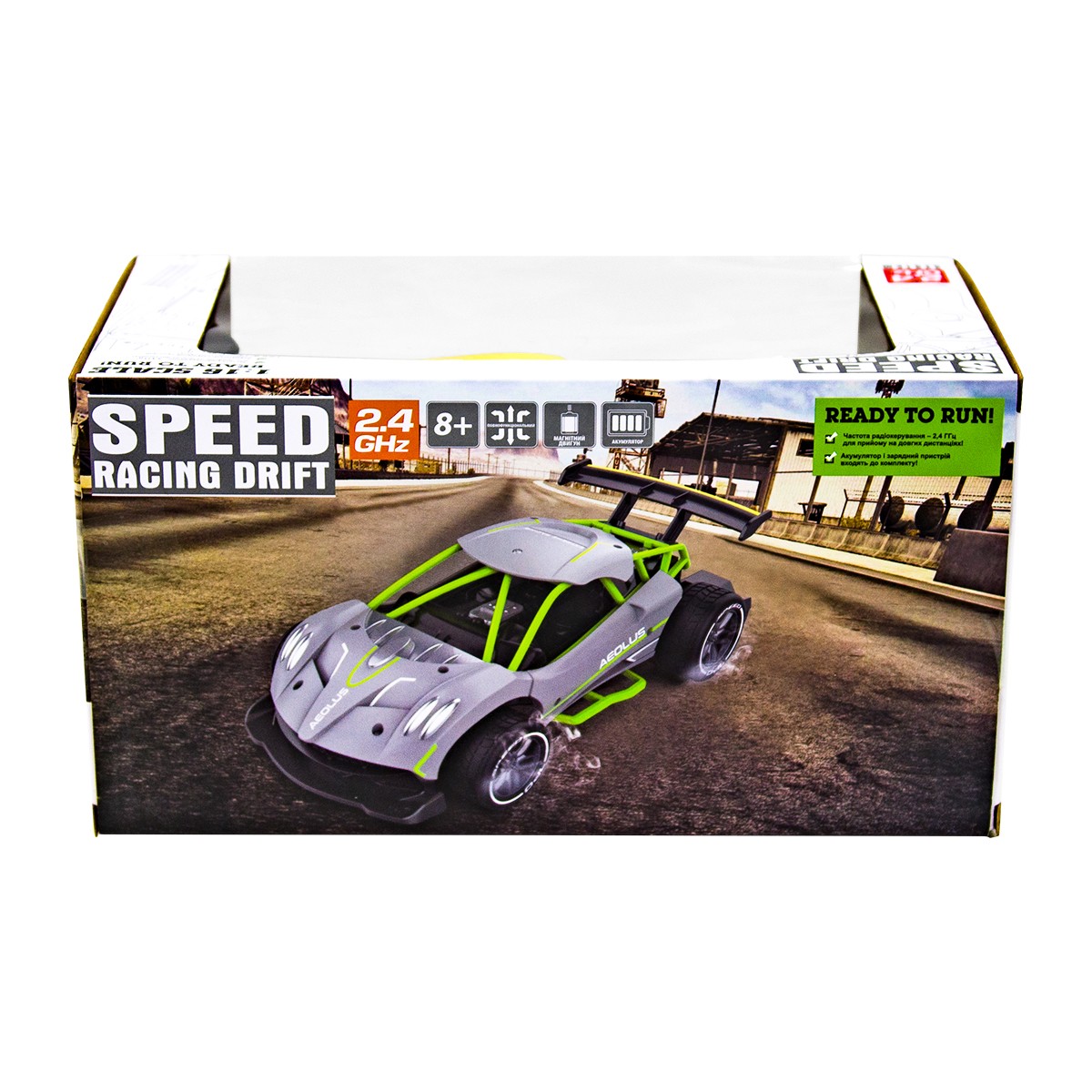 Автомобіль Speed Racing Drift з р/к - Aeolus (жовтий, акум.3,7V, 1:16) — фото 5