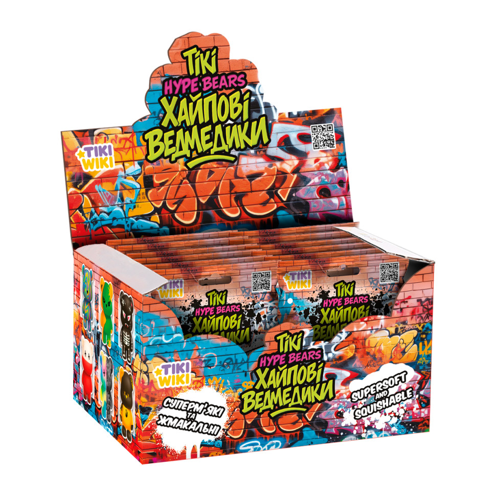 Коллекционная игрушка-сквиш Хайповые мишки Tiki Wiki SQ027 игрушка-сюрприз — фото 5