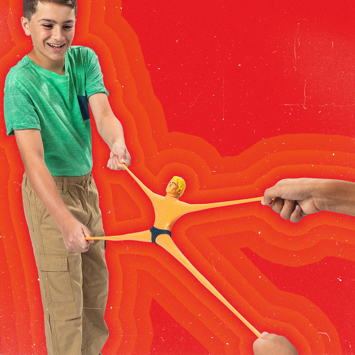 Стретч-игрушка Stretch Armstrong - Силач Армстронг — фото 7