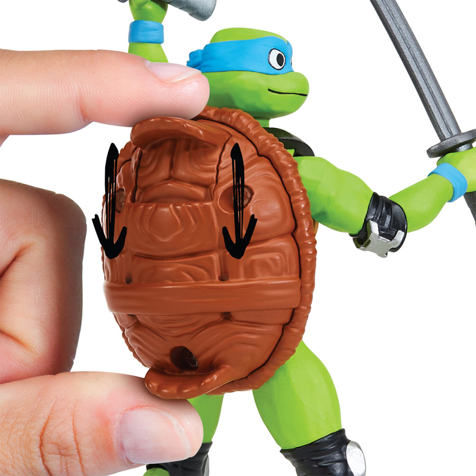 Ігрова фігурка Лео TMNT 83829 серії "Черепашки-Ніндзя. Панцирний вихор" — фото 4