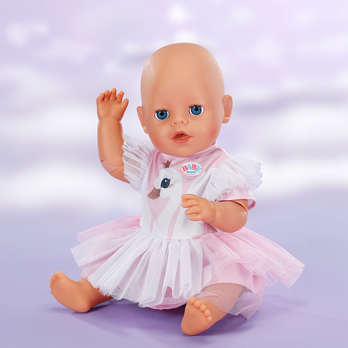 Одежда для куклы BABY born – Платье с Лебедем (43 cм) — фото 4